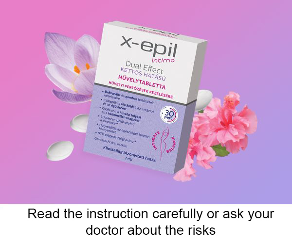 X-Epil Intimo Dual Effect Vaginal tablet 7pcs